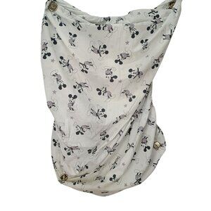 Disney Mickey Mouse toddler Bed Fitted Sheet By Lambs & Ivy 100% Cotton Baby Nur